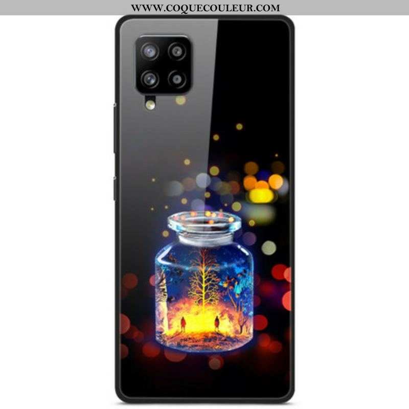 Coque Samsung Galaxy A42 5G Verre Trempé Bouteille de Souhaits