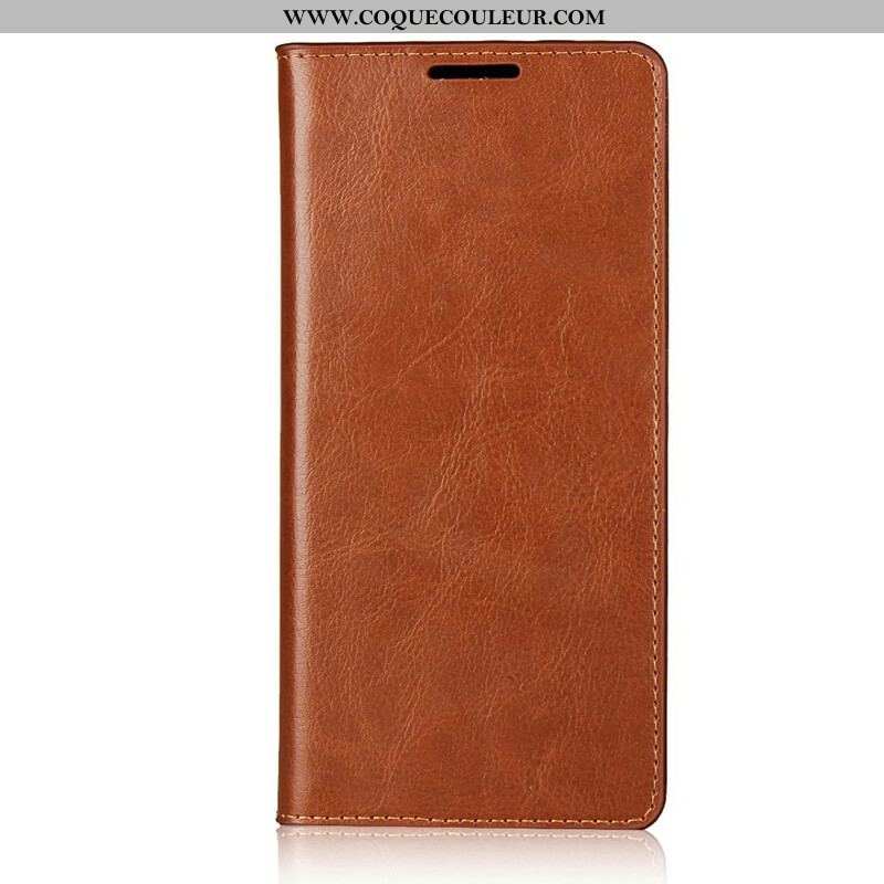 Flip Cover Samsung Galaxy A51 5G Cuir Véritable