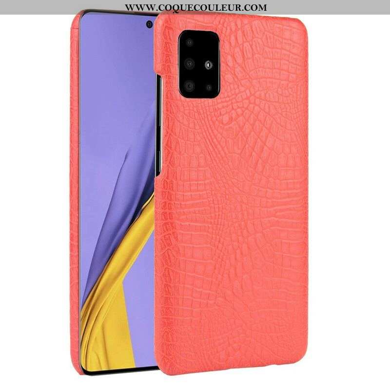 Coque Samsung Galaxy A51 5G Effet Peau de Crocodile