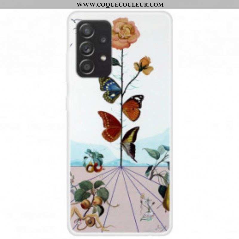 Coque Samsung Galaxy A52 4G / A52 5G / A52s 5G Papillons de la Nature