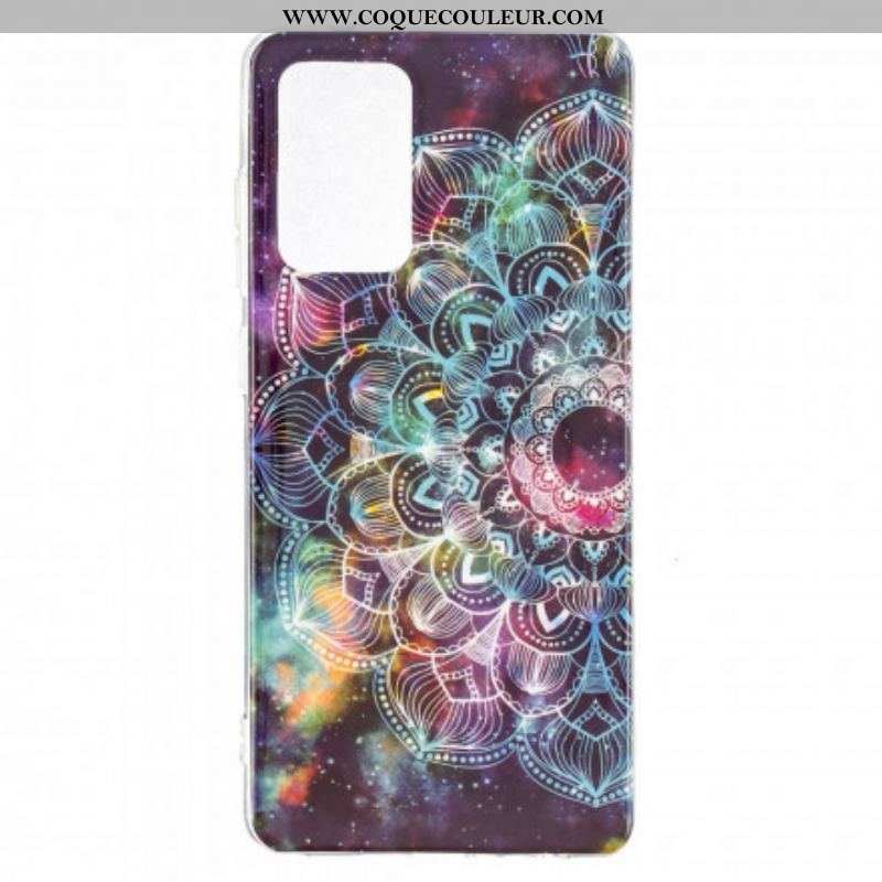 Coque Samsung Galaxy A52 4G / A52 5G / A52s 5G Mandala Coloré Fluorescente