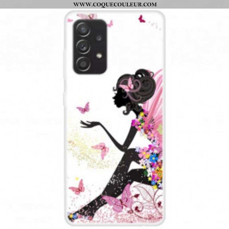 Coque Samsung Galaxy A52 4G / A52 5G / A52s 5G Butterfly Lady