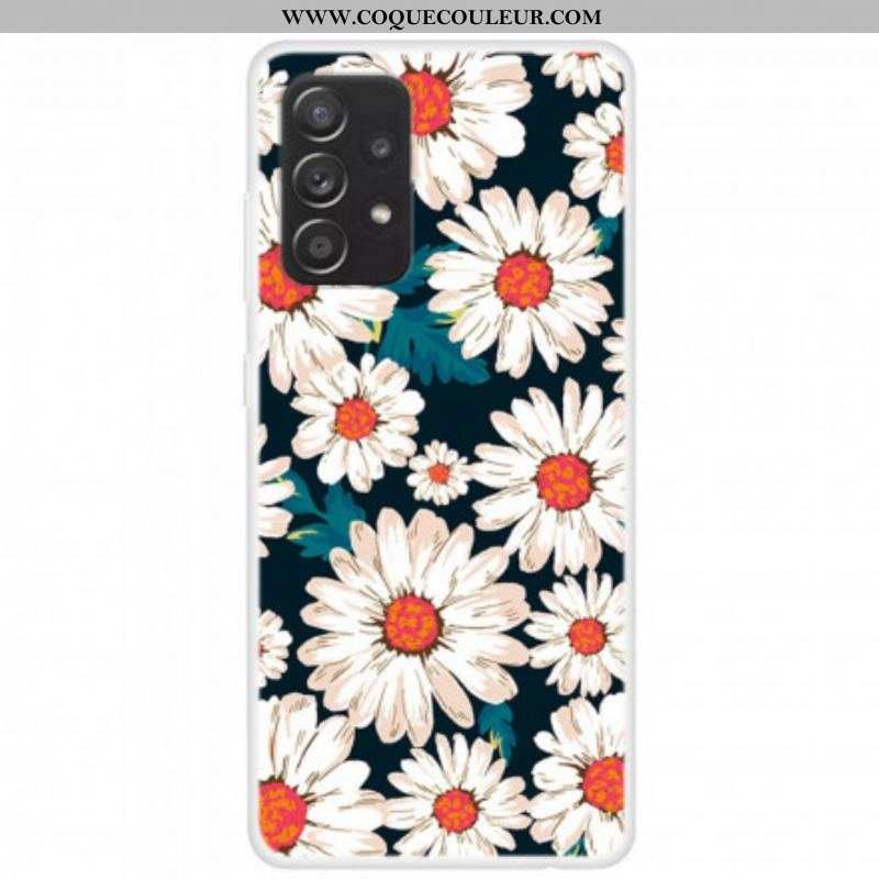 Coque Samsung Galaxy A52 4G / A52 5G / A52s 5G Fleurs Liberty