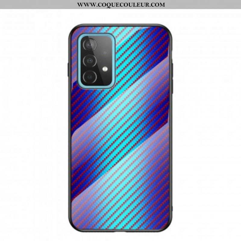 Coque Samsung Galaxy A52 4G / A52 5G / A52s 5G Verre Trempé Fibre Carbone
