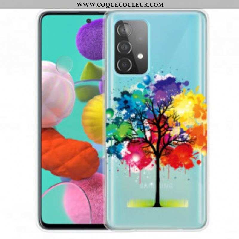 Coque Samsung Galaxy A52 4G / A52 5G / A52s 5G Arbre Aquarelle