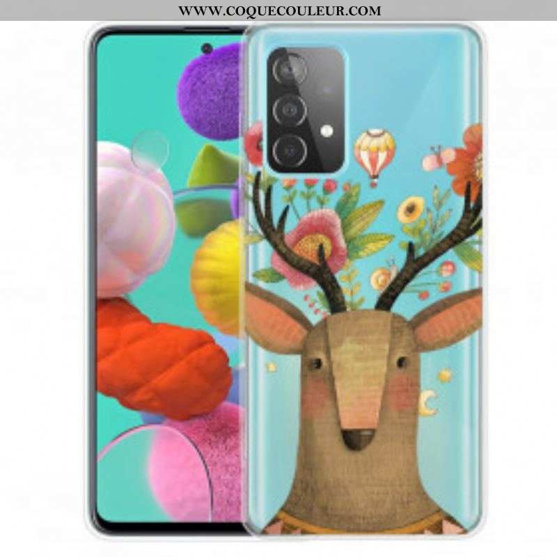 Coque Samsung Galaxy A52 4G / A52 5G / A52s 5G Cerf Tribal