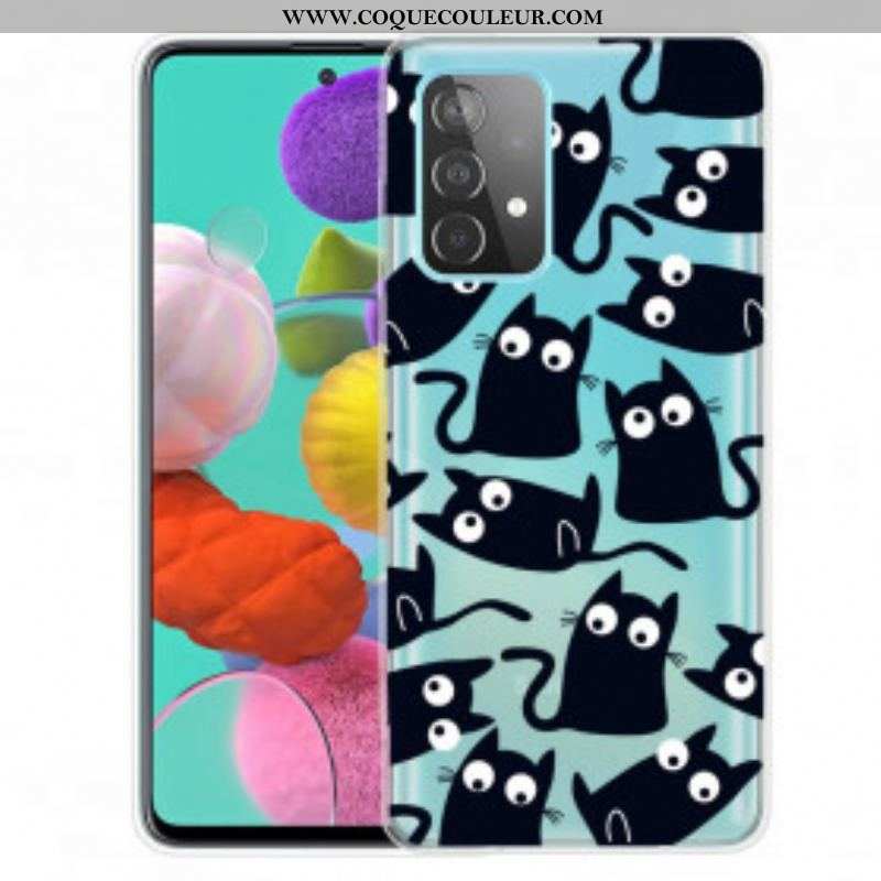 Coque Samsung Galaxy A52 4G / A52 5G / A52s 5G Souris Noires