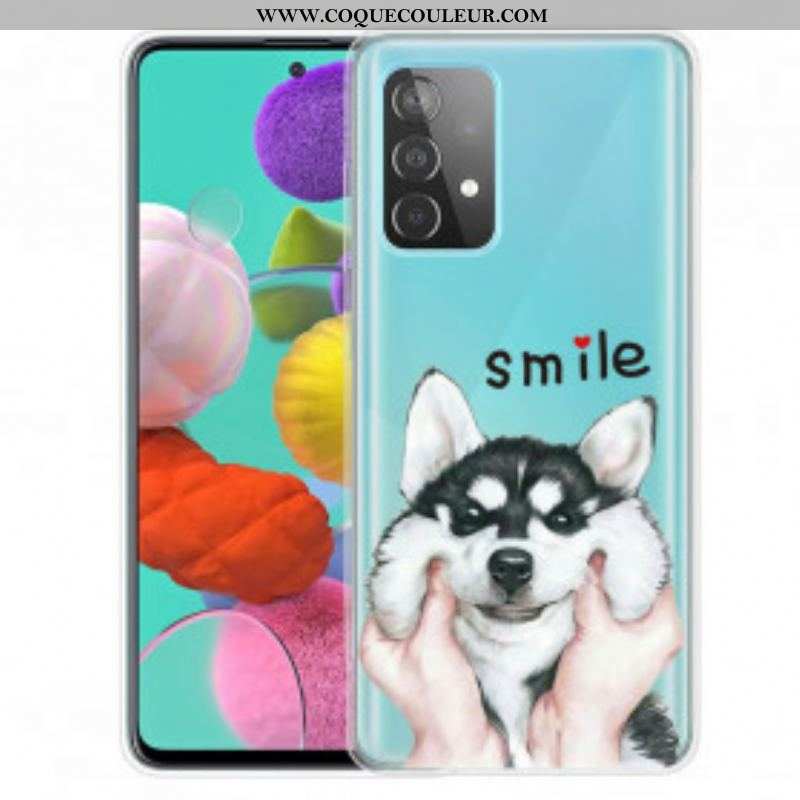 Coque Samsung Galaxy A52 4G / A52 5G / A52s 5G Smile Dog