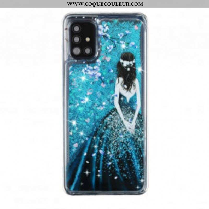 Coque Samsung Galaxy A52 4G / A52 5G / A52s 5G Femme Paillettes