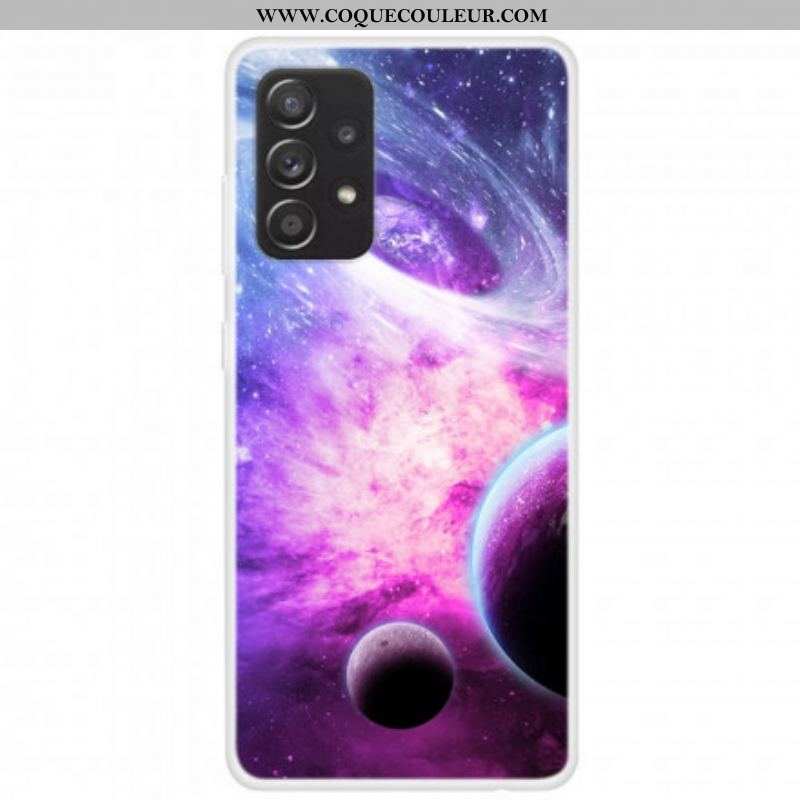 Coque Samsung Galaxy A52 4G / A52 5G / A52s 5G  Silicone Planètes