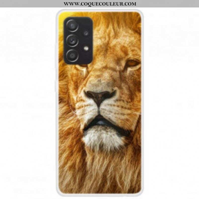 Coque Samsung Galaxy A52 4G / A52 5G / A52s 5G Tête de Félin