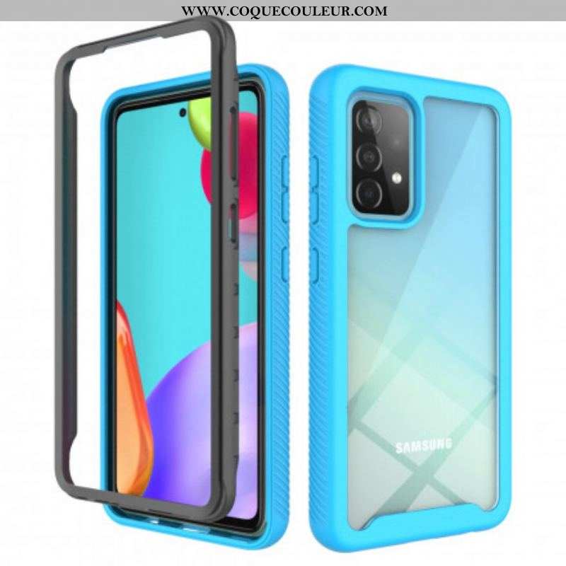 Coque Samsung Galaxy A52 4G / A52 5G / A52s 5G Conception Hybride Rebords Silicone