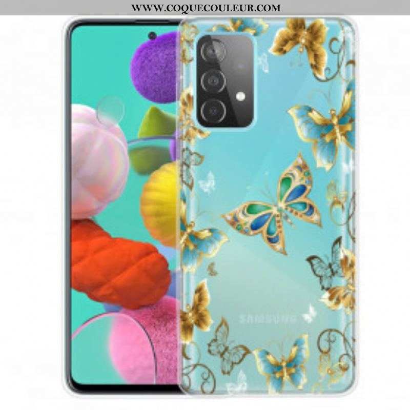 Coque Samsung Galaxy A52 4G / A52 5G / A52s 5G Papillons Design