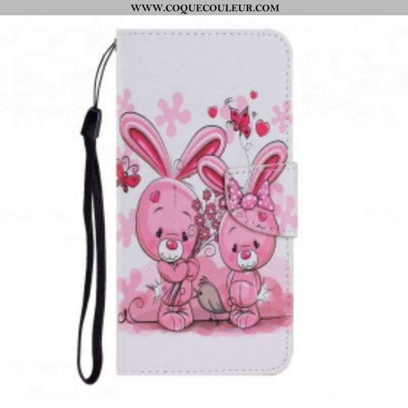 Housse Samsung Galaxy A52 4G / A52 5G / A52s 5G Lapins