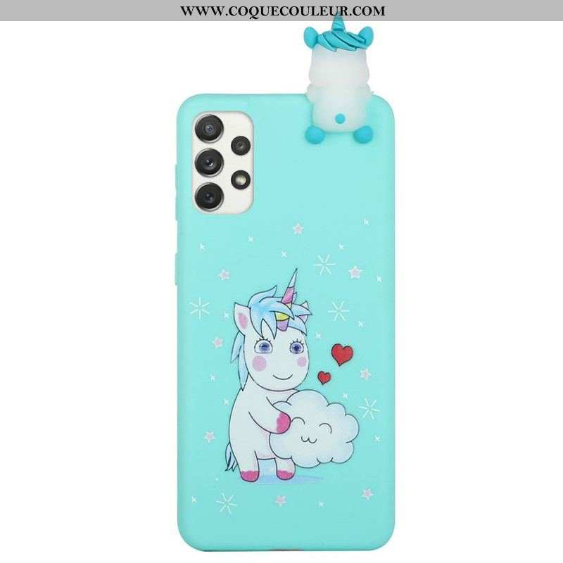 Coque Samsung Galaxy A53 5G Licorne Fun 3D