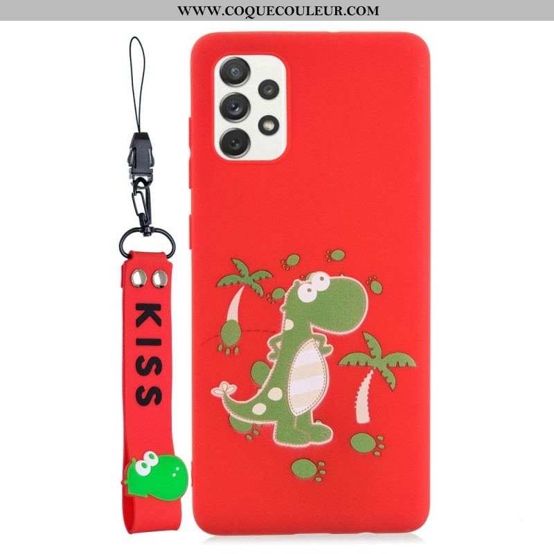 Coque Samsung Galaxy A53 5G Cartoon avec Lanière