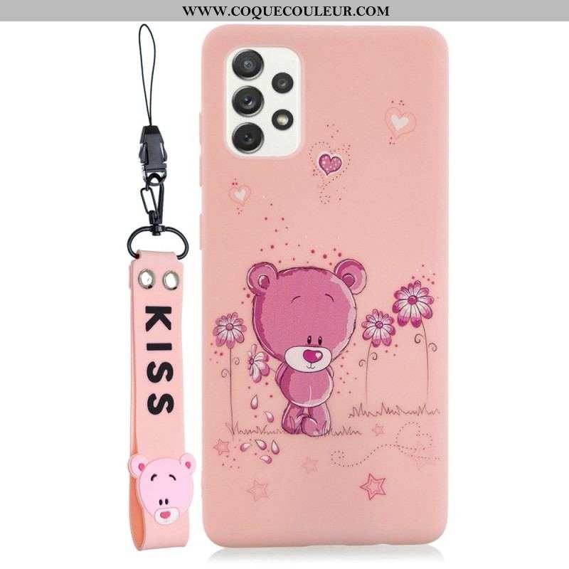 Coque Samsung Galaxy A53 5G Cartoon avec Lanière