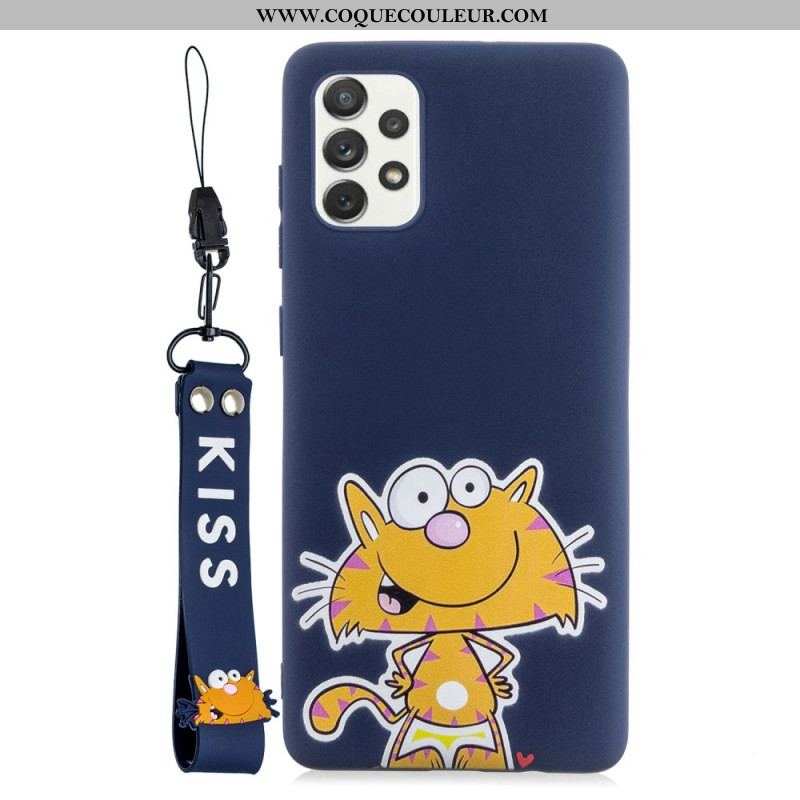 Coque Samsung Galaxy A53 5G Cartoon avec Lanière