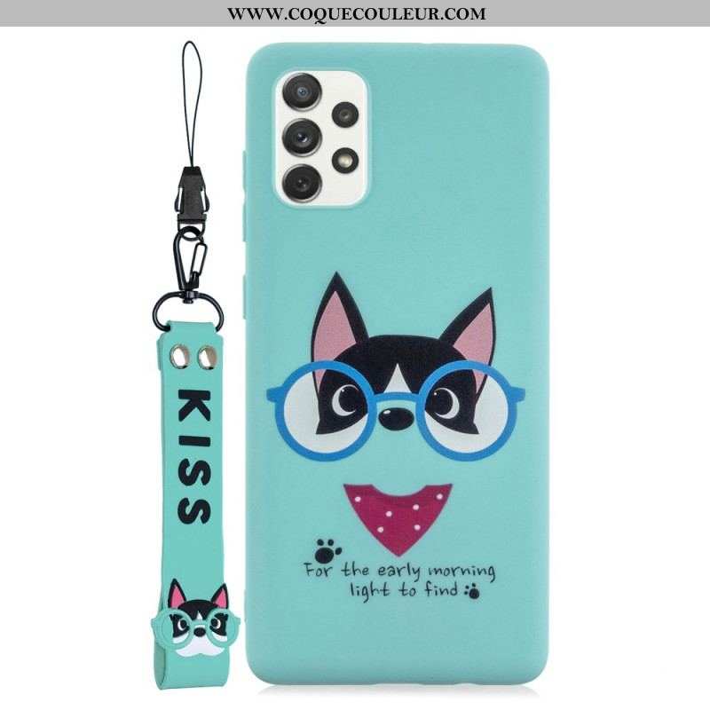 Coque Samsung Galaxy A53 5G Cartoon avec Lanière