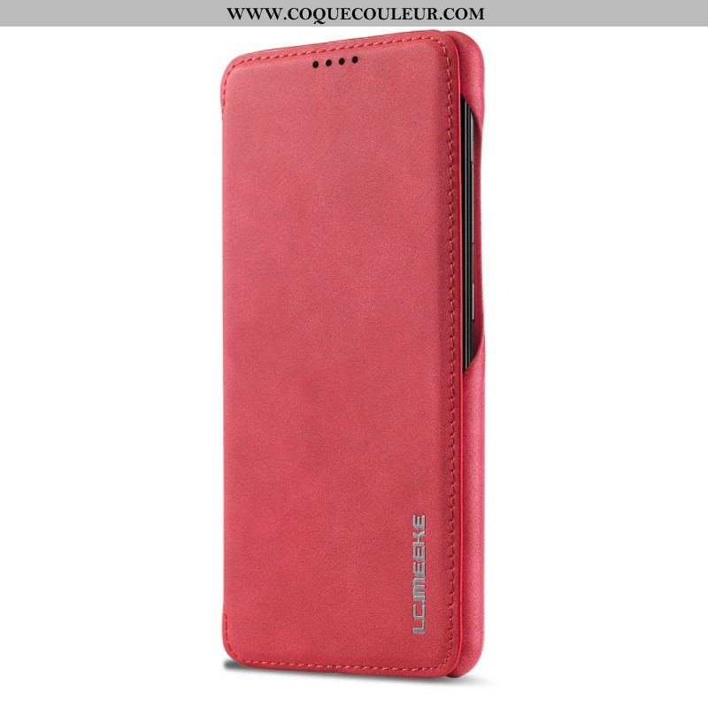 Flip Cover Samsung Galaxy A53 5G LC.IMEEKE Effet Cuir