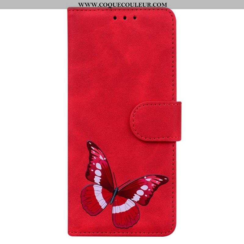 Housse Samsung Galaxy A53 5G Skin-Touch Papillon