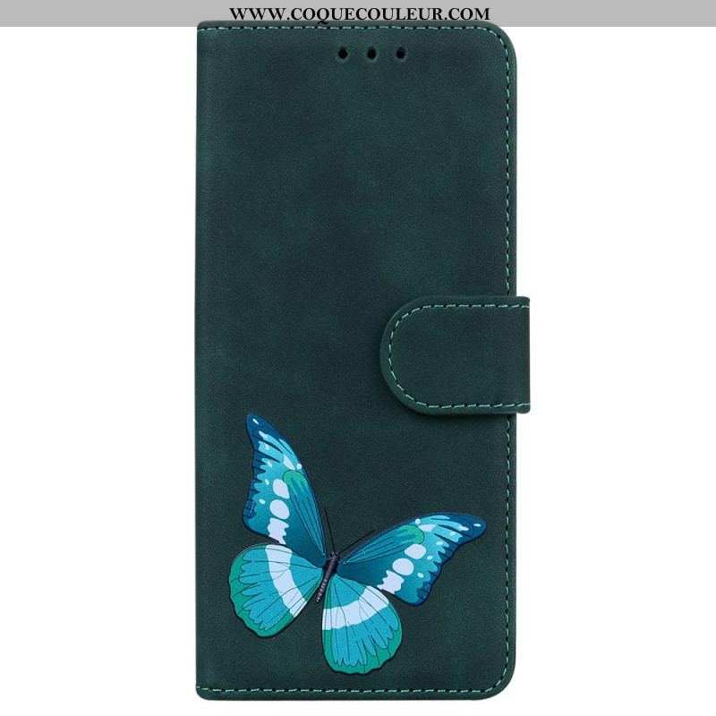 Housse Samsung Galaxy A53 5G Skin-Touch Papillon