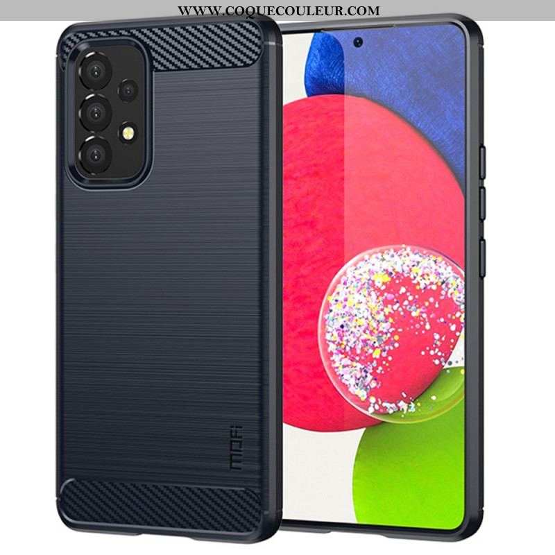 Coque Samsung Galaxy A53 5G Fibre Carbone Brossée MOFI