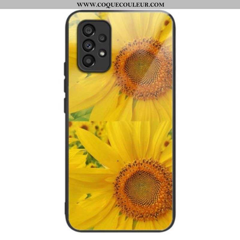 Coque Samsung Galaxy A53 5G Verre Trempé Tournesol