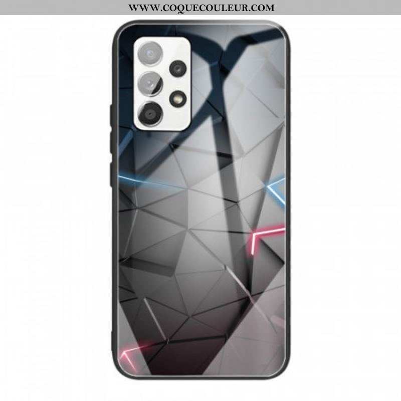 Coque Samsung Galaxy A53 5G Verre Trempé Géométrie