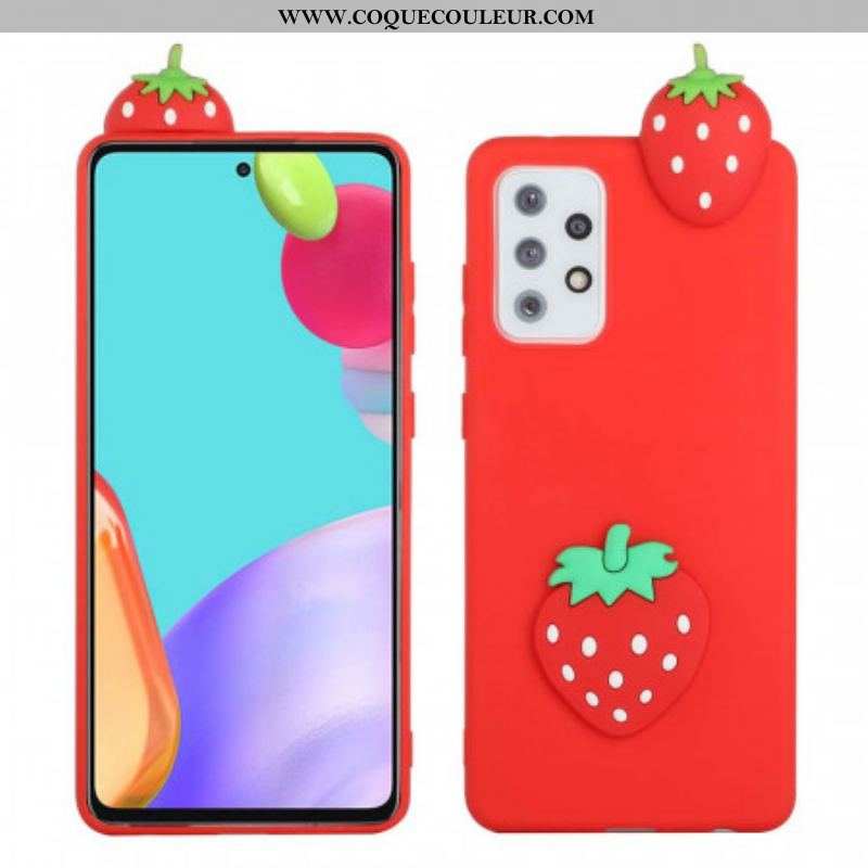 Coque Samsung Galaxy A53 5G La Fraise 3D