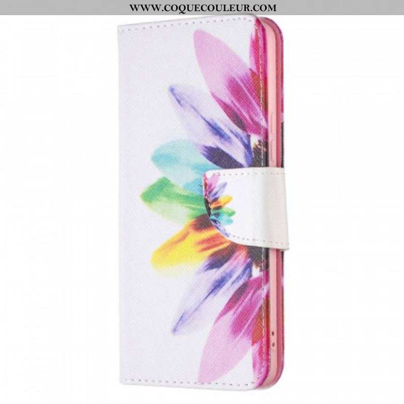 Housse Samsung Galaxy A53 5G Fleur Aquarelle