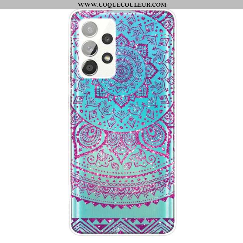 Coque Samsung Galaxy A53 5G Mandala Paillettes