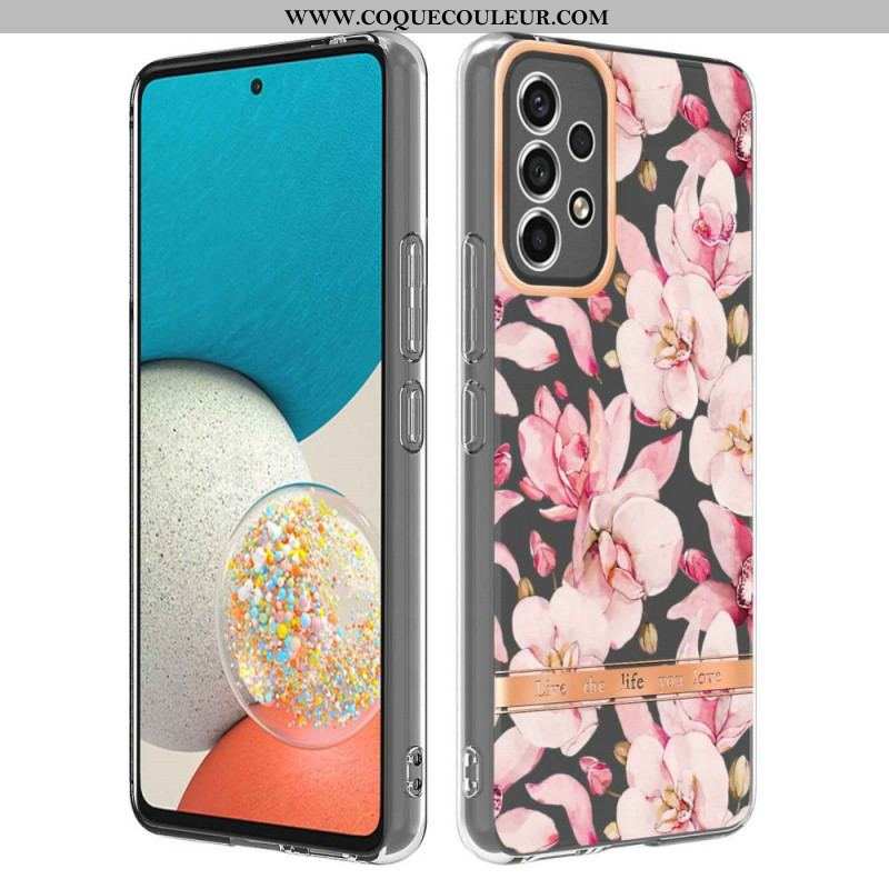 Coque Samsung Galaxy A53 5G Transparente Florale