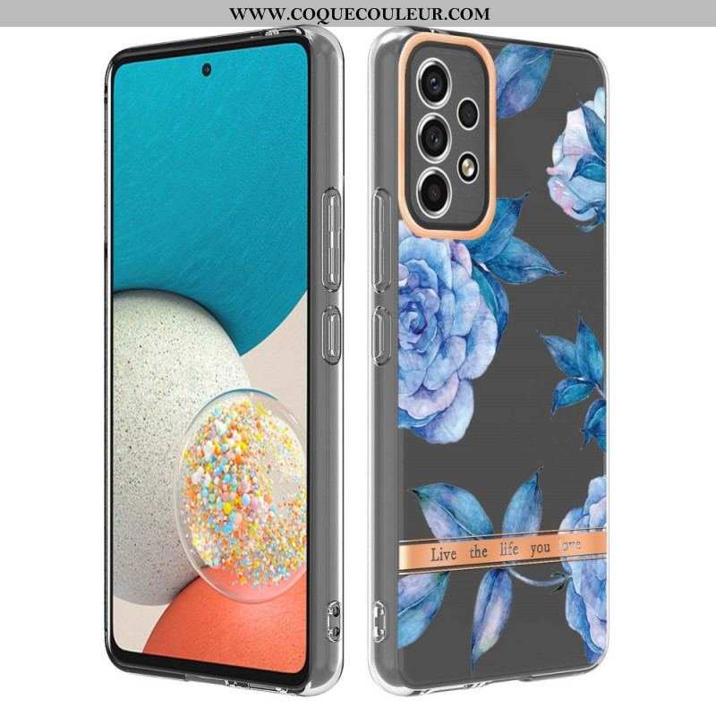 Coque Samsung Galaxy A53 5G Transparente Florale