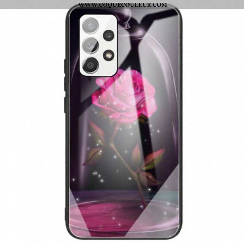 Coque Samsung Galaxy A53 5G Verre Trempé Rose Magique