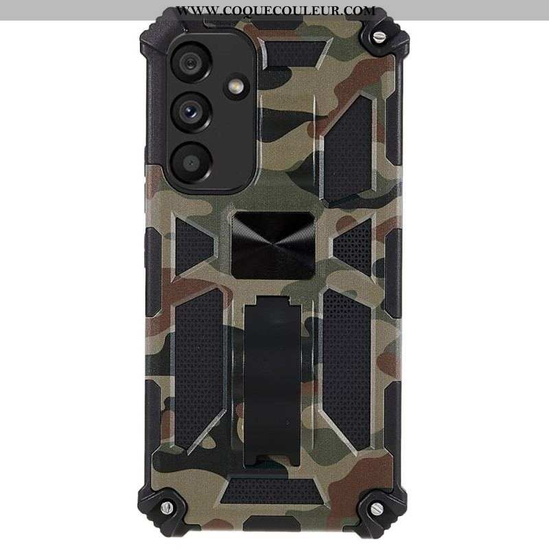 Coque Samsung Galaxy A54 5G Camouflage Support Amovible