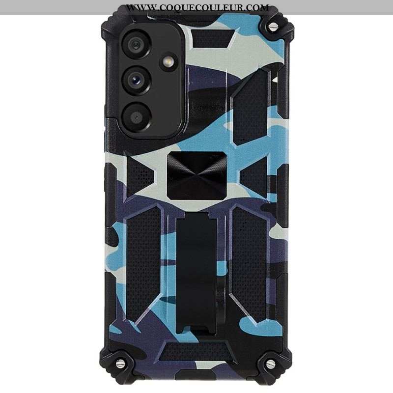 Coque Samsung Galaxy A54 5G Camouflage Support Amovible