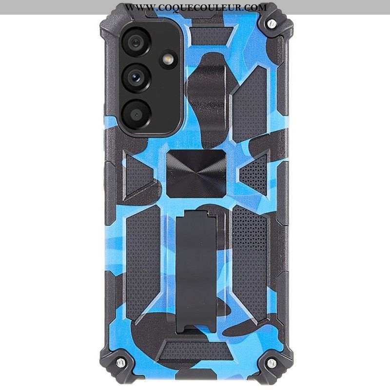 Coque Samsung Galaxy A54 5G Camouflage Support Amovible