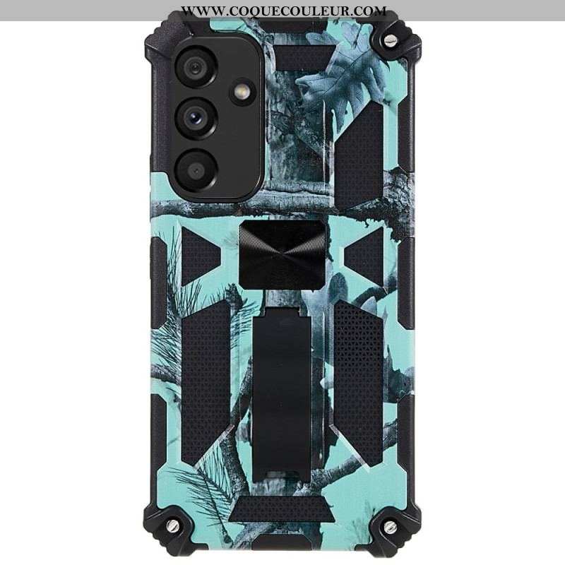 Coque Samsung Galaxy A54 5G Camouflage Support Amovible