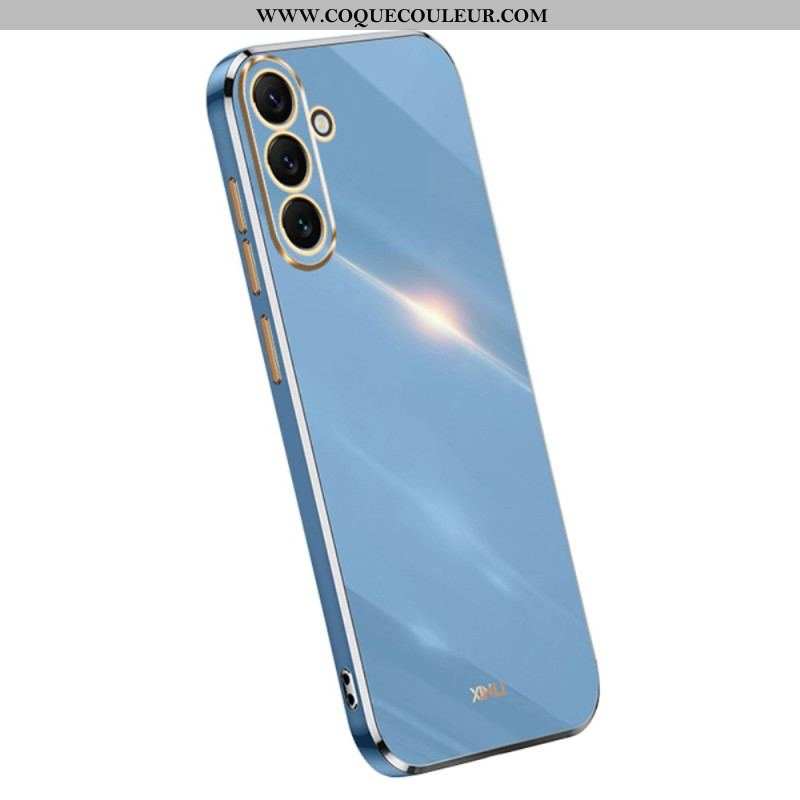 Coque Samsung Galaxy A54 5G Silicone Rebords Dorés