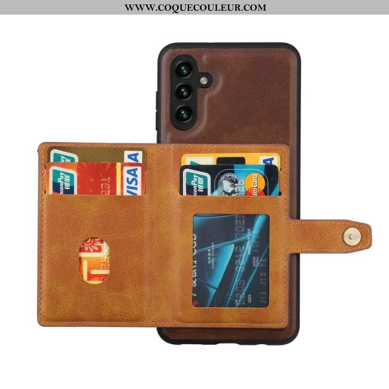 Coque Samsung Galaxy A54 5G Porte Cartes Support Sangle