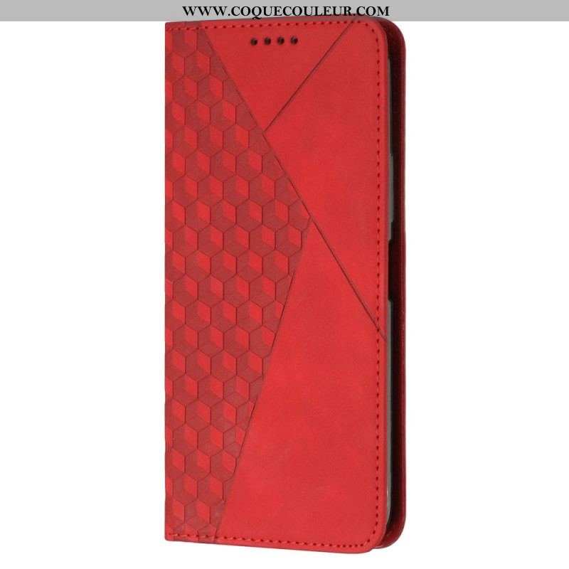 Flip Cover Samsung Galaxy A54 5G Style Cuir Motif 3D