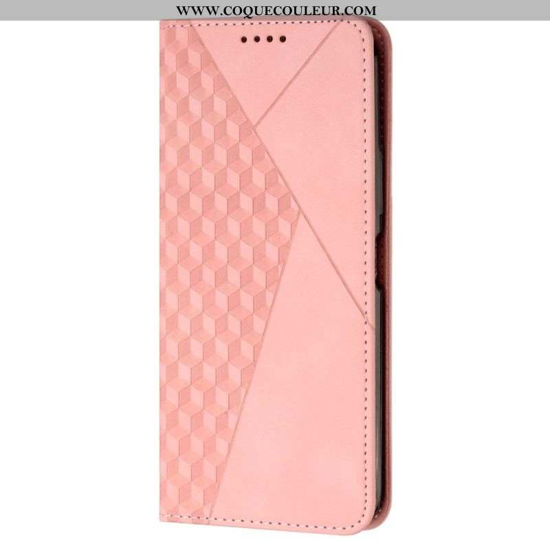 Flip Cover Samsung Galaxy A54 5G Style Cuir Motif 3D