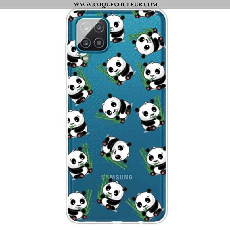 Coque Samsung Galaxy A12 / M12  Petits Pandas