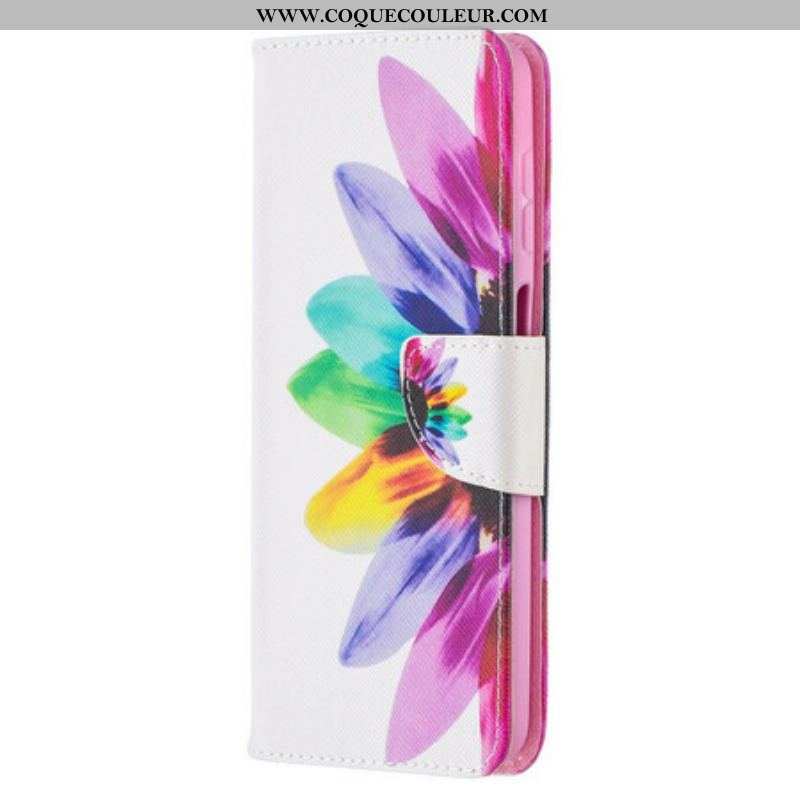 Housse Samsung Galaxy A12 / M12 Fleur Aquarelle