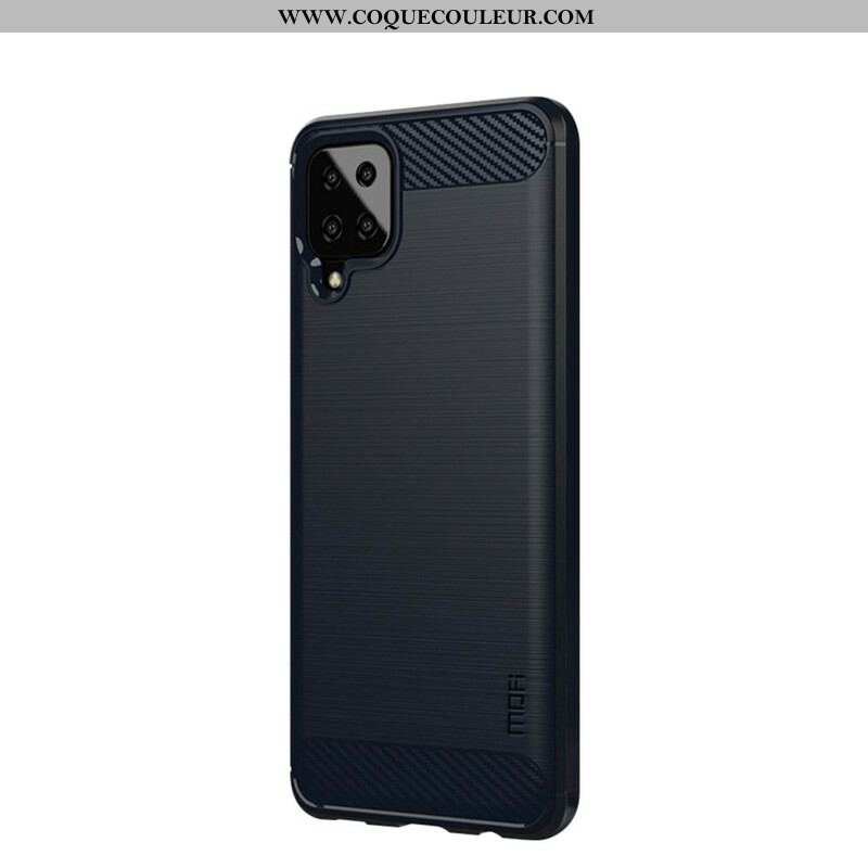 Coque Samsung Galaxy A12 / M12 Fibre Carbone Brossée MOFI