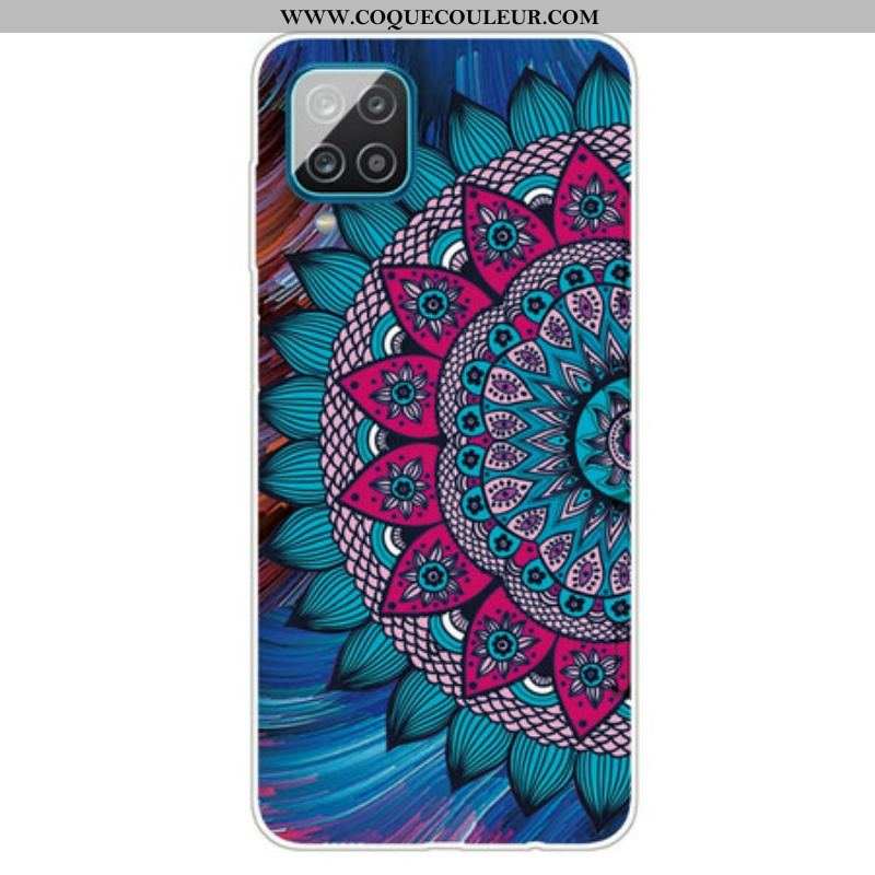 Coque Samsung Galaxy A12 / M12 Mandala Coloré