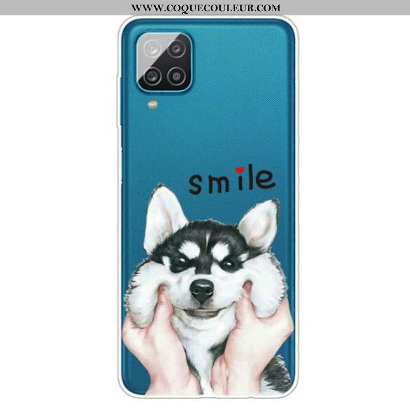 Coque Samsung Galaxy A12 / M12 Smile Dog