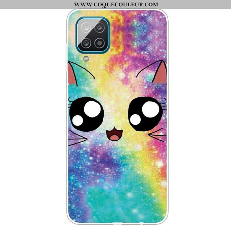 Coque Samsung Galaxy A12 / M12 Chat Cartoon