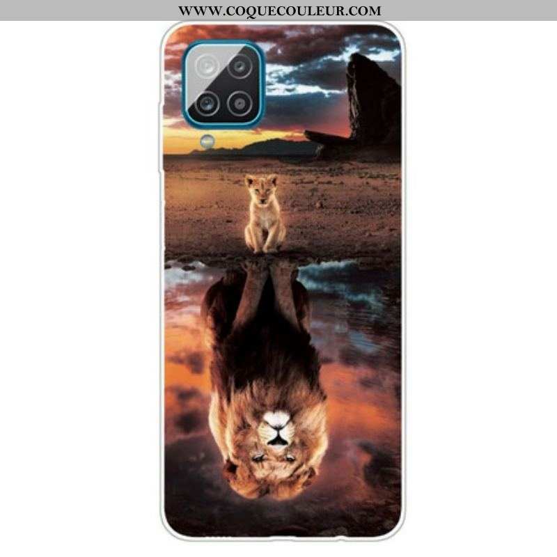 Coque Samsung Galaxy A12 / M12 Rêve de Lionceau